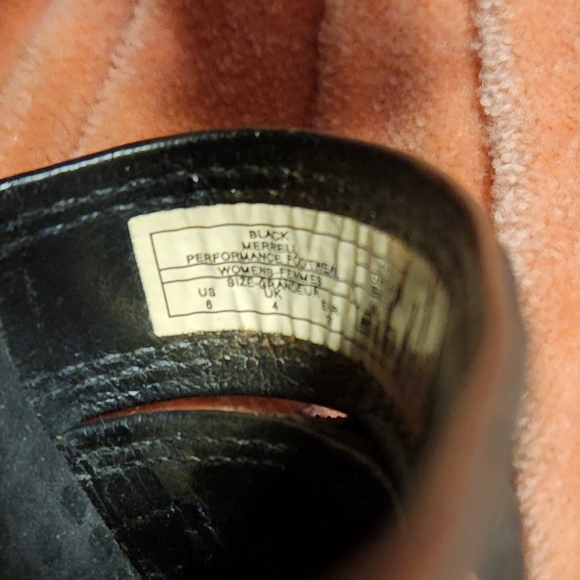 Merrell black leather studded low profile sandals sz 6 - Picture 9 of 9